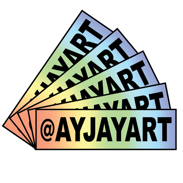 Ayjay Art Eggshell Stickers