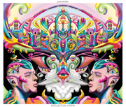 Psychedelic DMT Art sticker by Ayjay