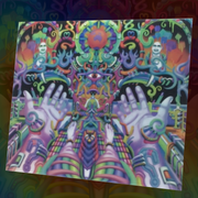 Psychedelic Art Lenticulars - dmt Art Prints - Ayjay Art 