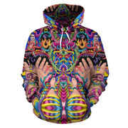 Psychedelic DMT art hoodie by Ayjay
