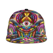 Psychedelic DMT art snapback hat by Ayjay