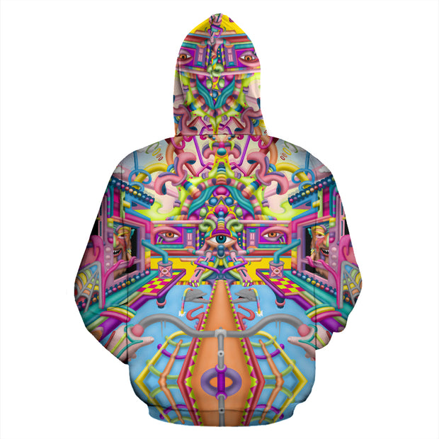 Psychedelic DMT art hoodie by Ayjay