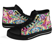 Drift Away Psychedelic Art hightop shoes by Ayjay