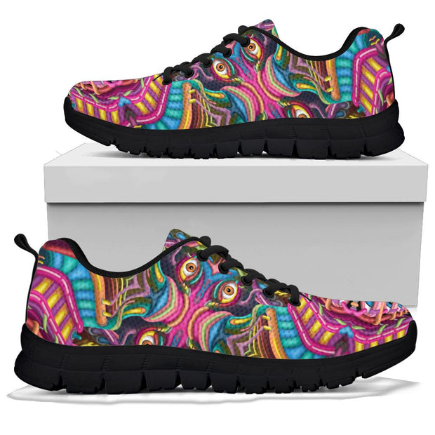Psychedelic DMT art  Sneakers by Ayjay